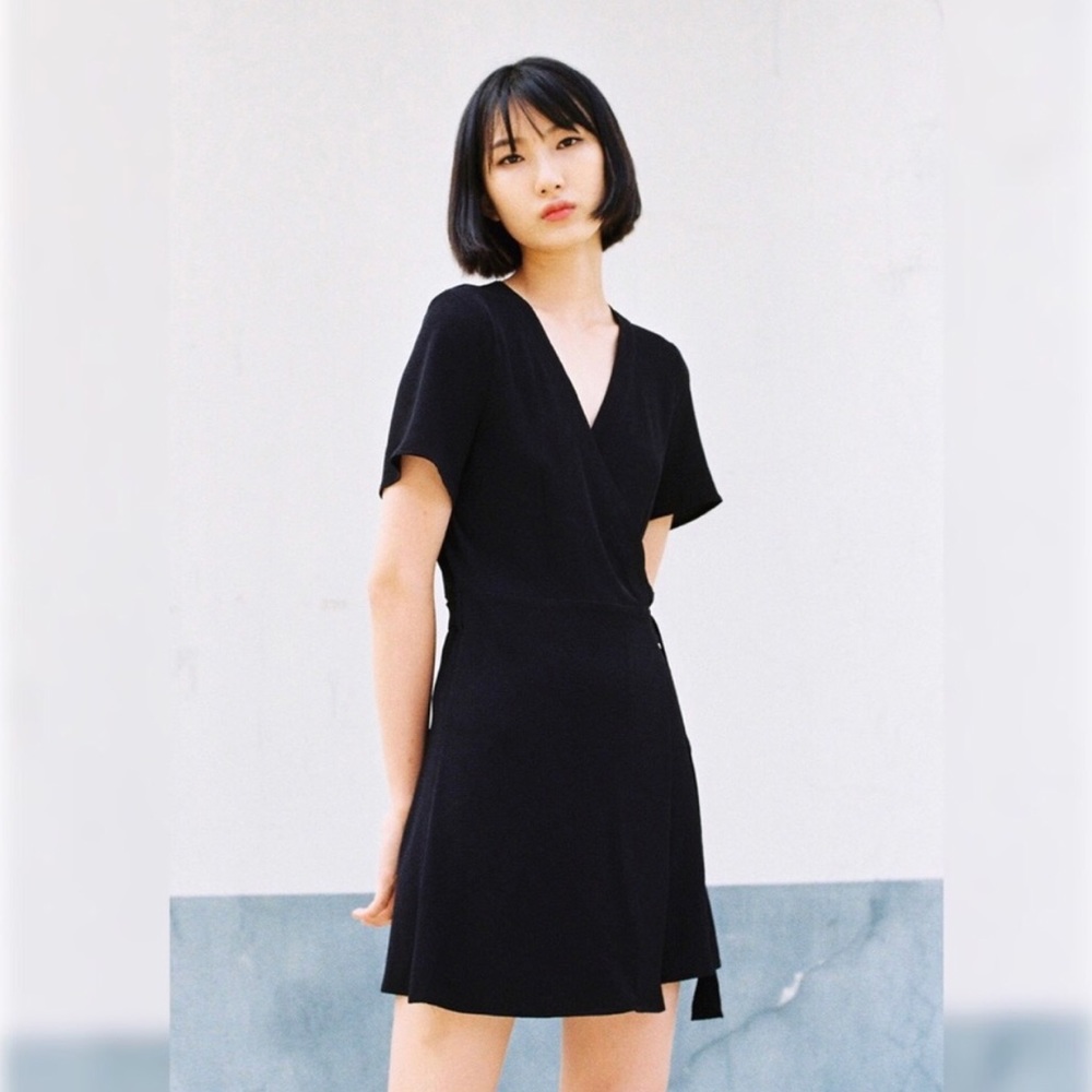 NEW Side Party Parisian Buckle Wrap Dress